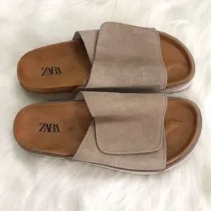 Zara | Shoes | Zara Mens Beige Flip Flop Size 41 | Poshmark display picture 1